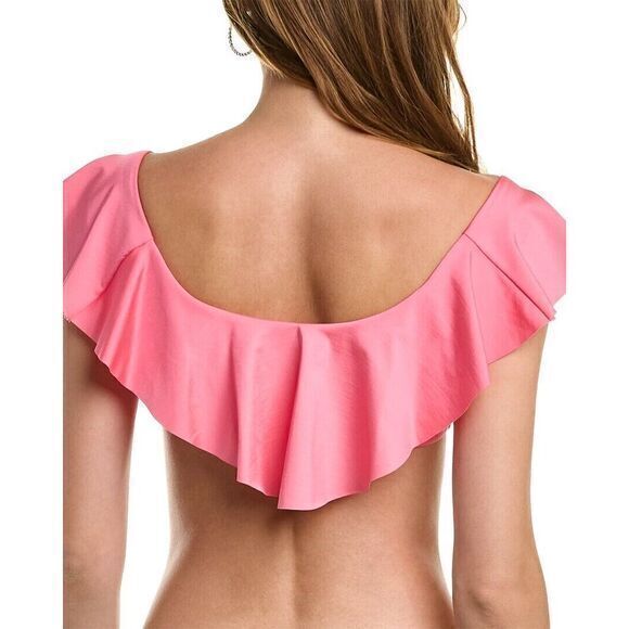 Trina Turk Monaco Ruffle Bikini Top Size 6‎ - Picture 2 of 5